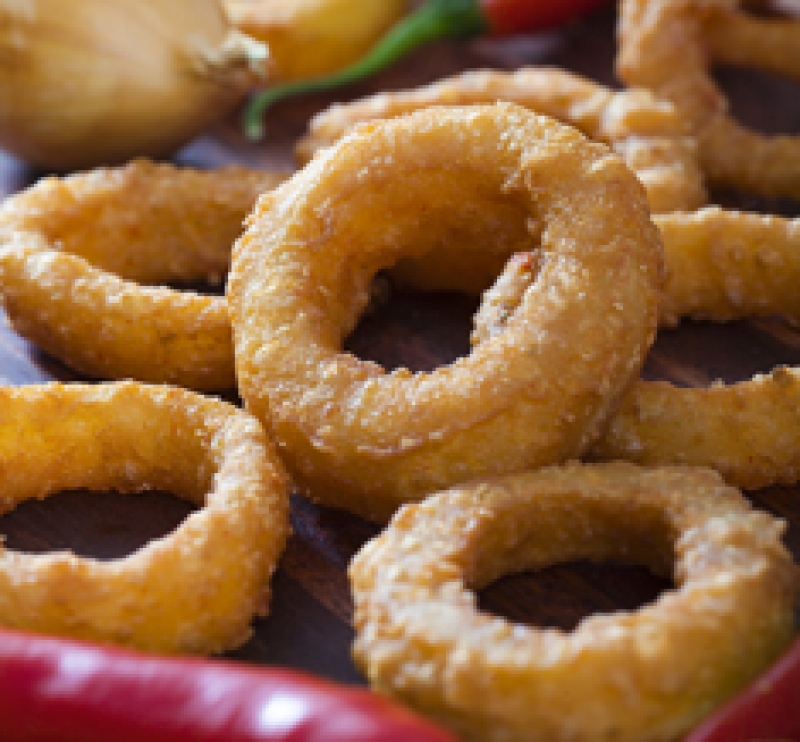 Hot & spicy onion rings